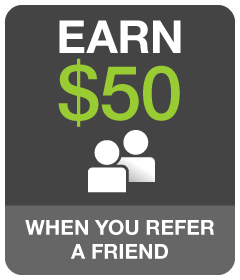 Refer a friend, earn $50